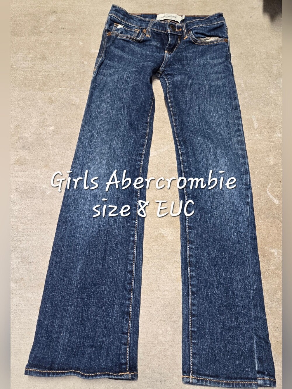 Abercrombie & Fitch Dark Blue Jeans